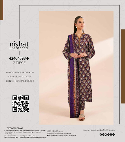 Premium 3 Pcs Khaddar Suit