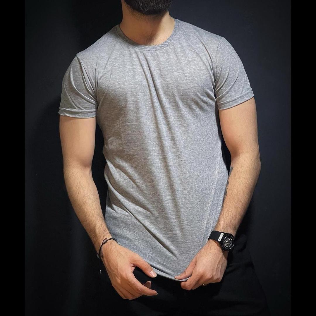 Premium Men's Grey Jersey T-Shirt