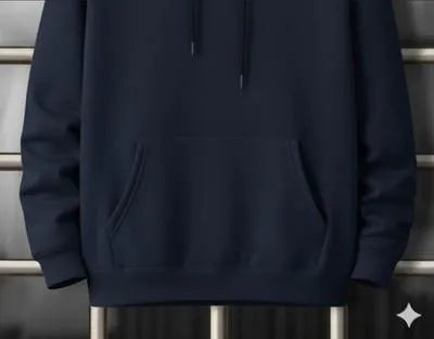 Men's Cotton Blue Hoodie