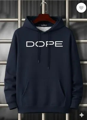Men's Cotton Blue Hoodie