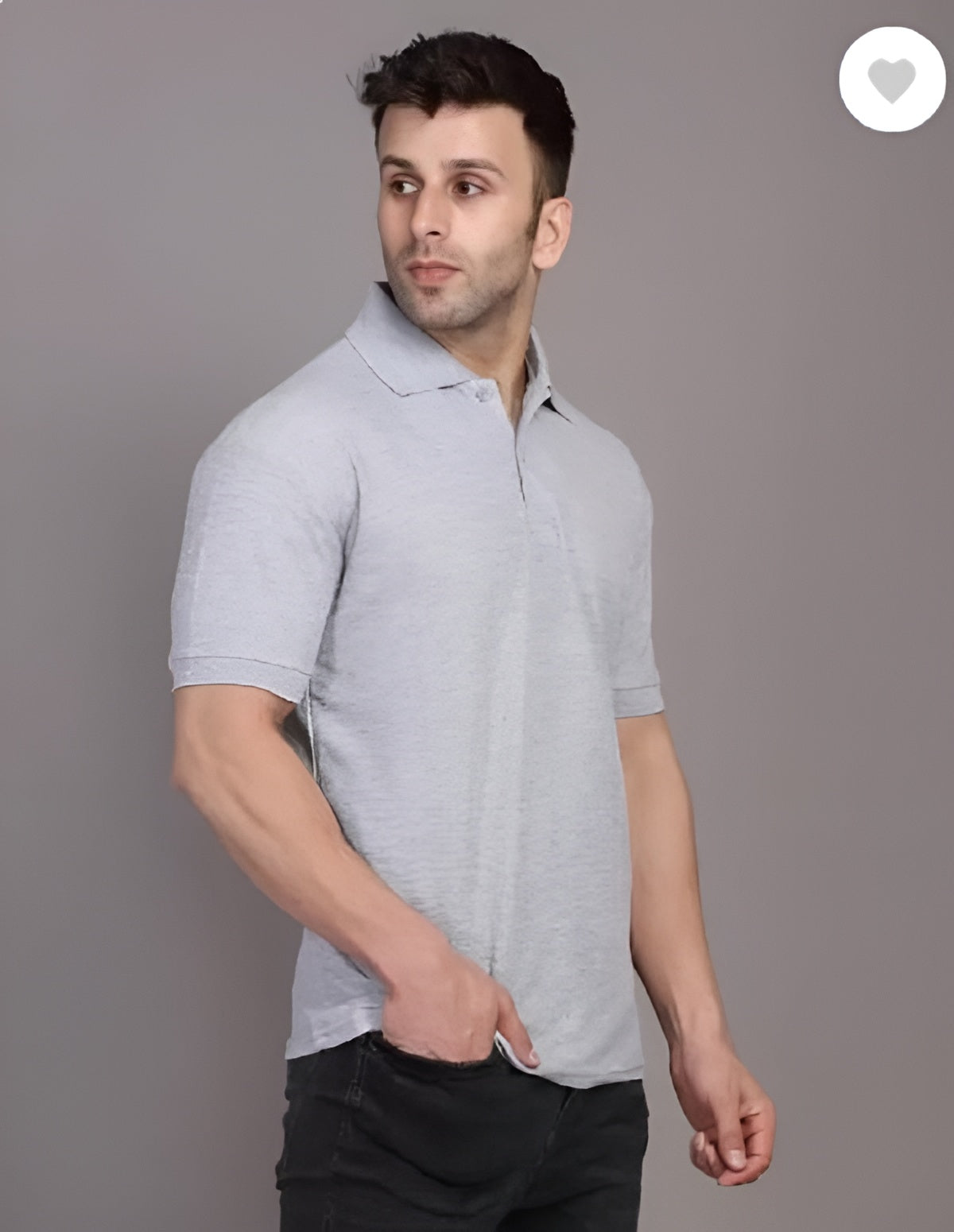 Men's Cotton Plain Polo T-Shirt