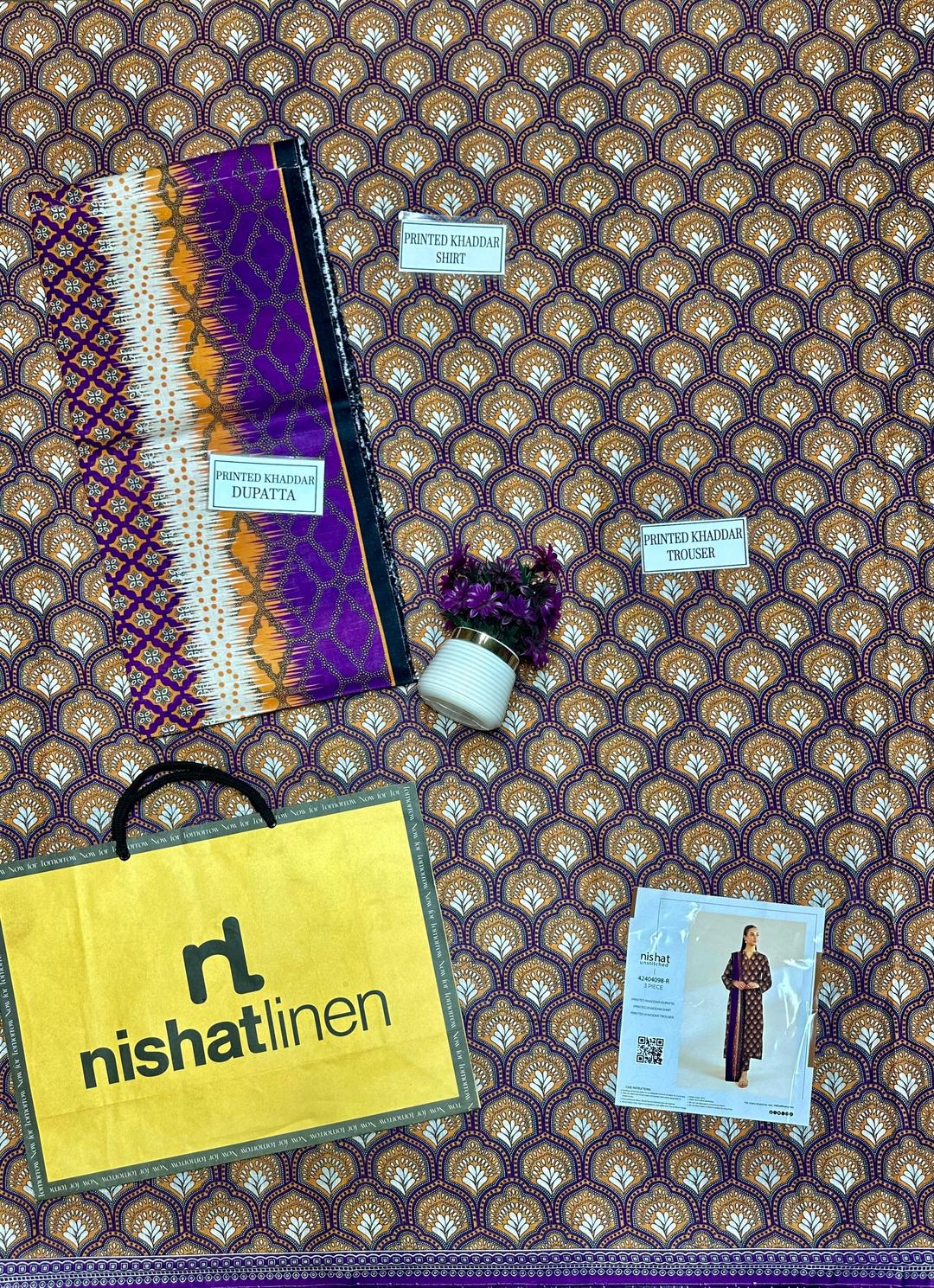 Premium  3 Pcs  Khaddar Suit