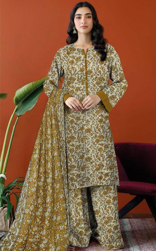 Women's  3pc Khaddar  Unstitched