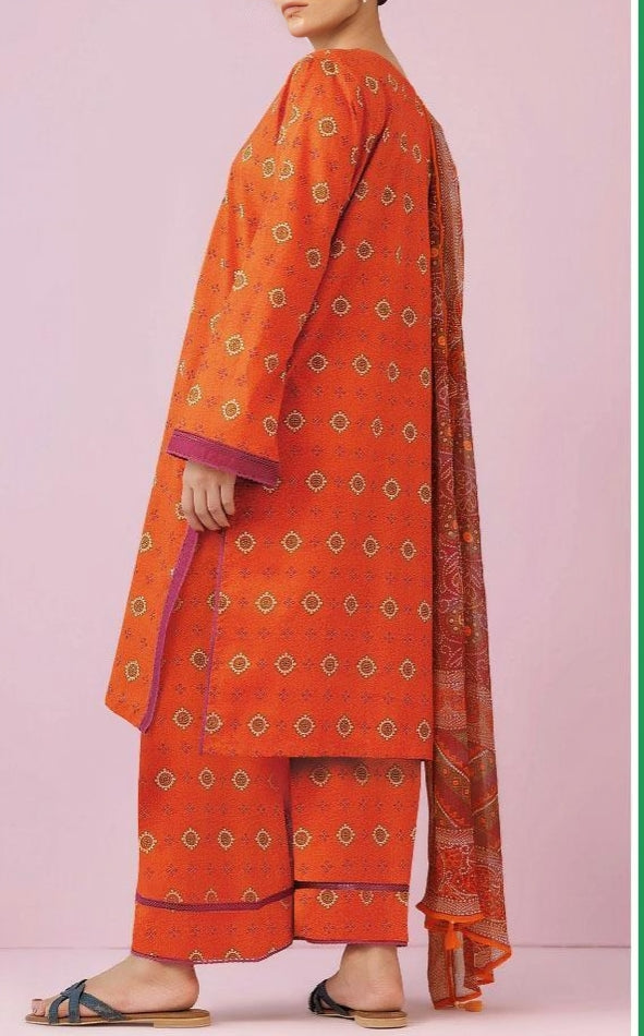 Women's  3pc Khaddar  Unstitched