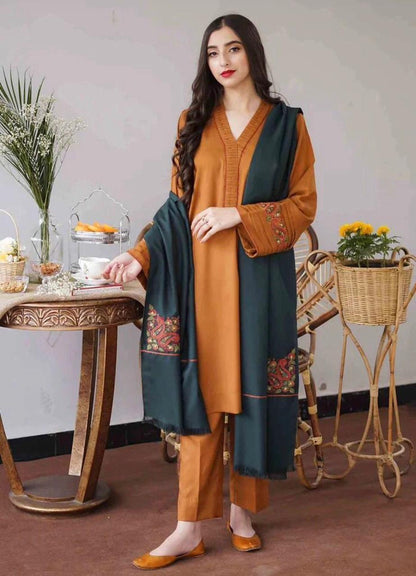 Premium Dhanak 3pc Unstitched