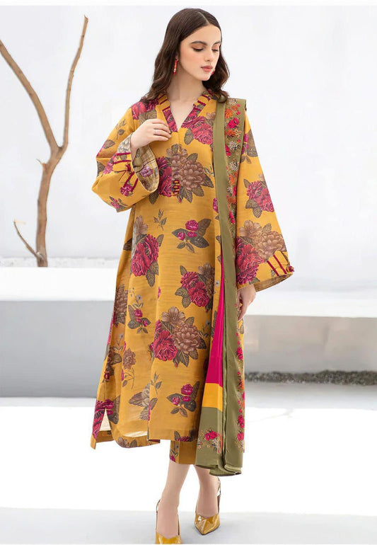 Premium Dhanak 3pc Unstitched
