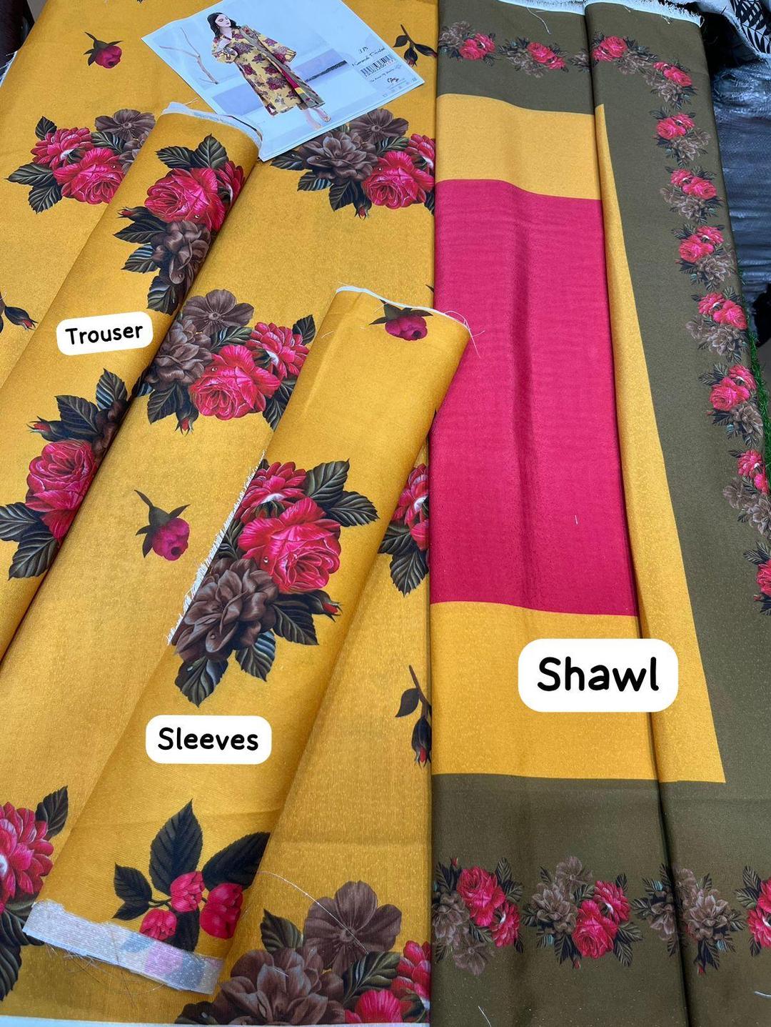 Premium Dhanak 3pc Unstitched