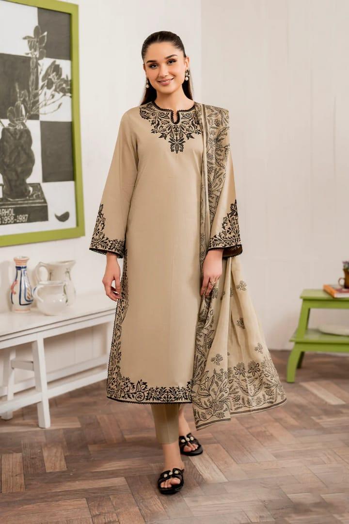 Premium Dhanak 3pc Unstitched