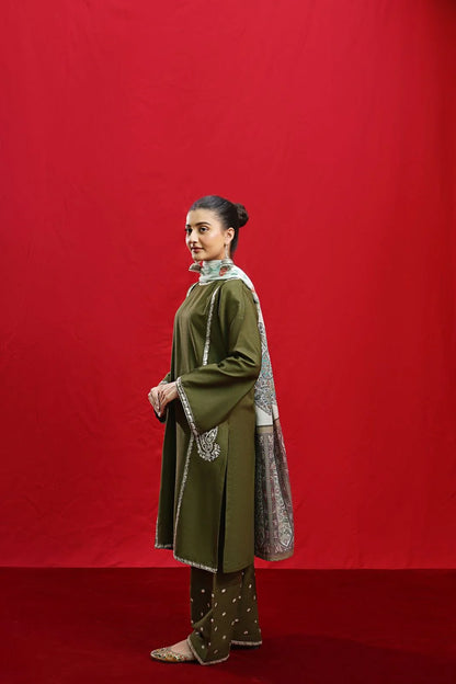 premium Dhanak 3pc unstitched