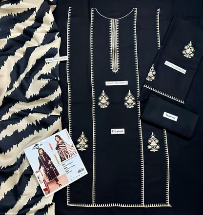 Premium Dhanak 3pc Unstitched