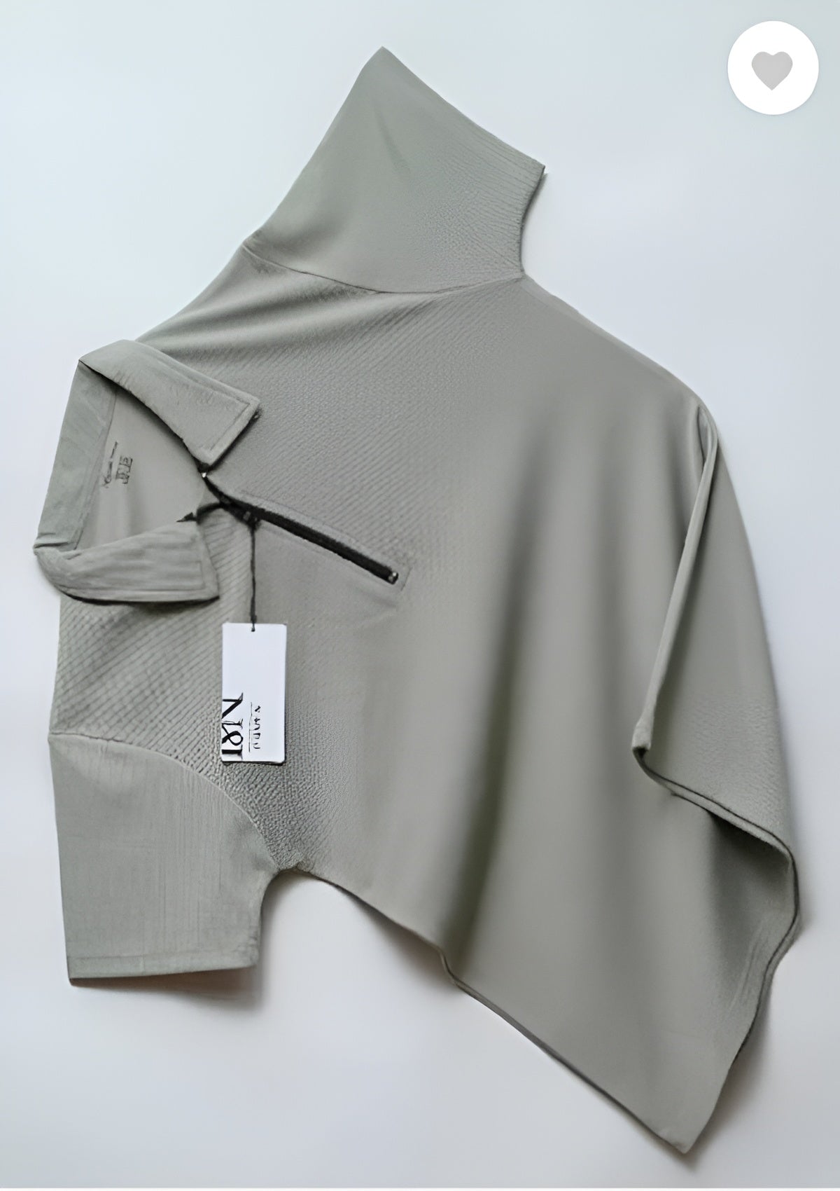 Men's Cotton Zipper Polo T-Shirt