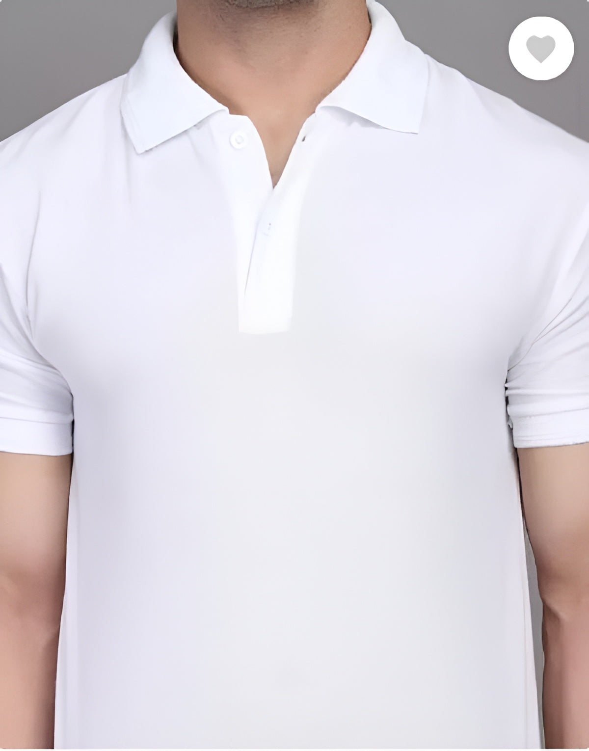 Men's Plain Cotton Polo T-Shirt